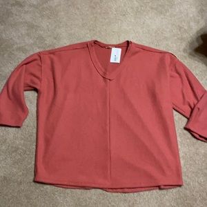 Blush mauve dusty rose 3X sweater NWT. Never worn!